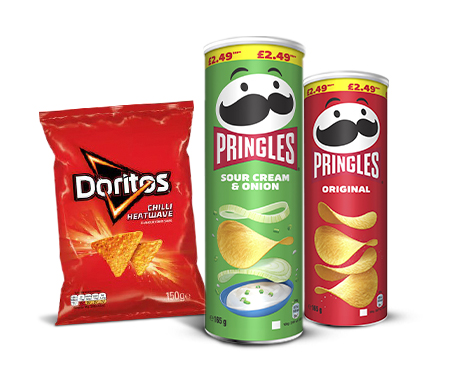 Cash and carry sharing crisps