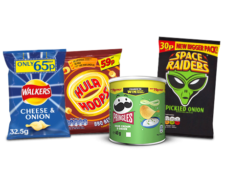 Cash and carry single crisps