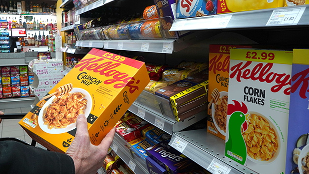 Boxed Cereal in Main Aisle