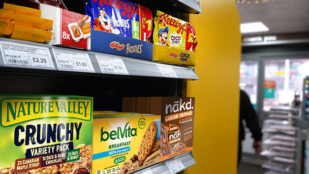 Multipack Cereal Bars in Biscuit Aisle