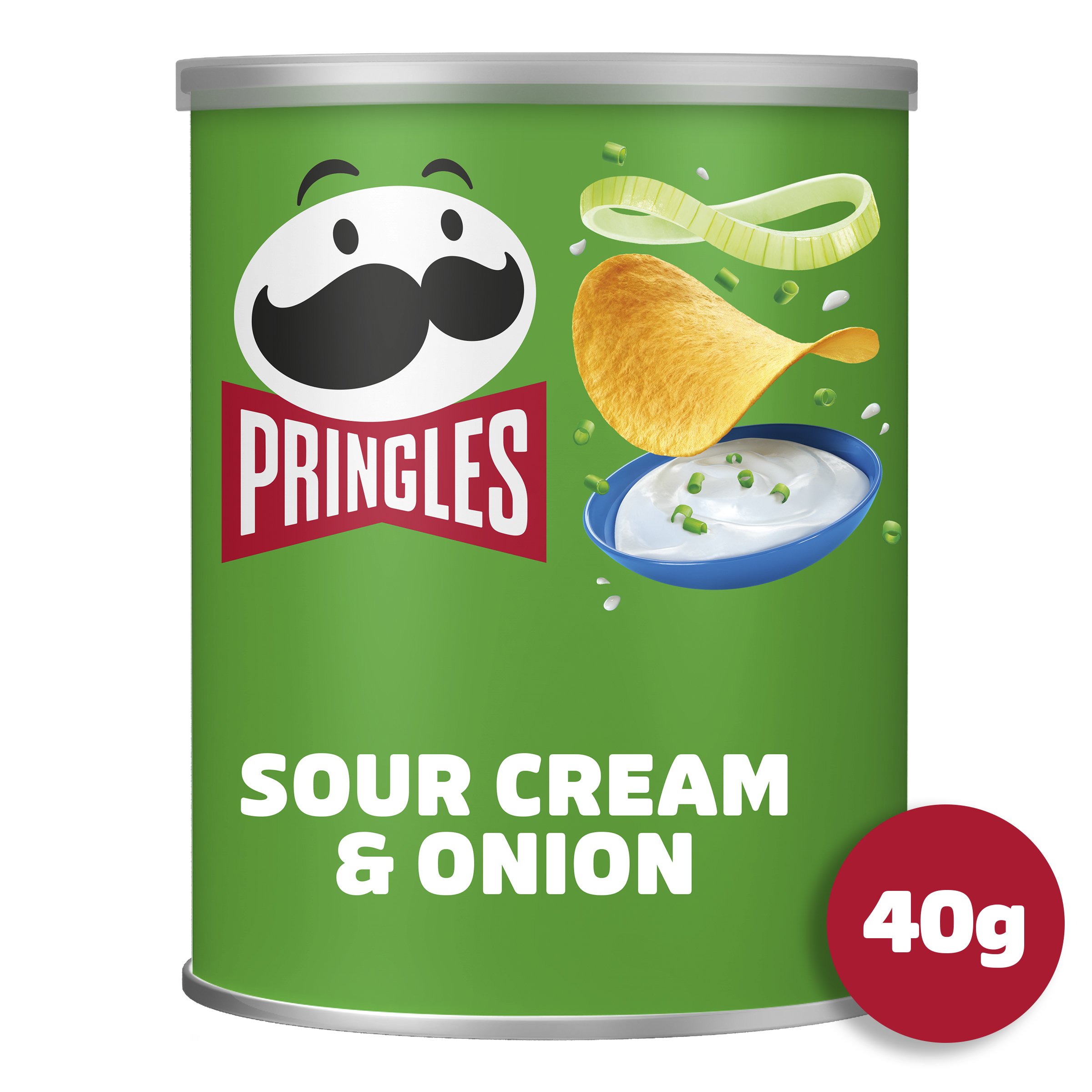 Pringles Sour Cream & Onion Multipack Sharing Crisps 12x40g