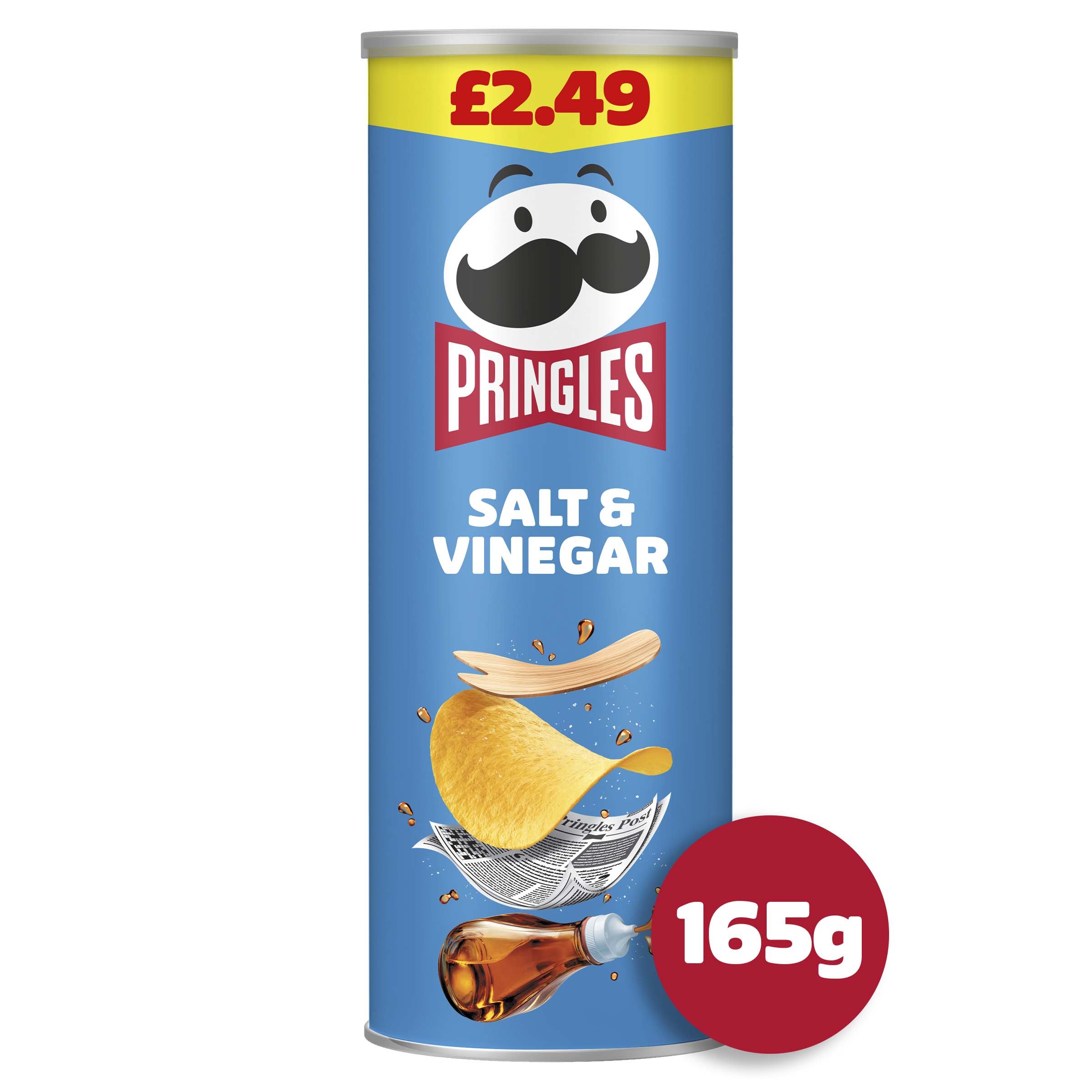 Pringles Salt & Vinegar 165g PMP