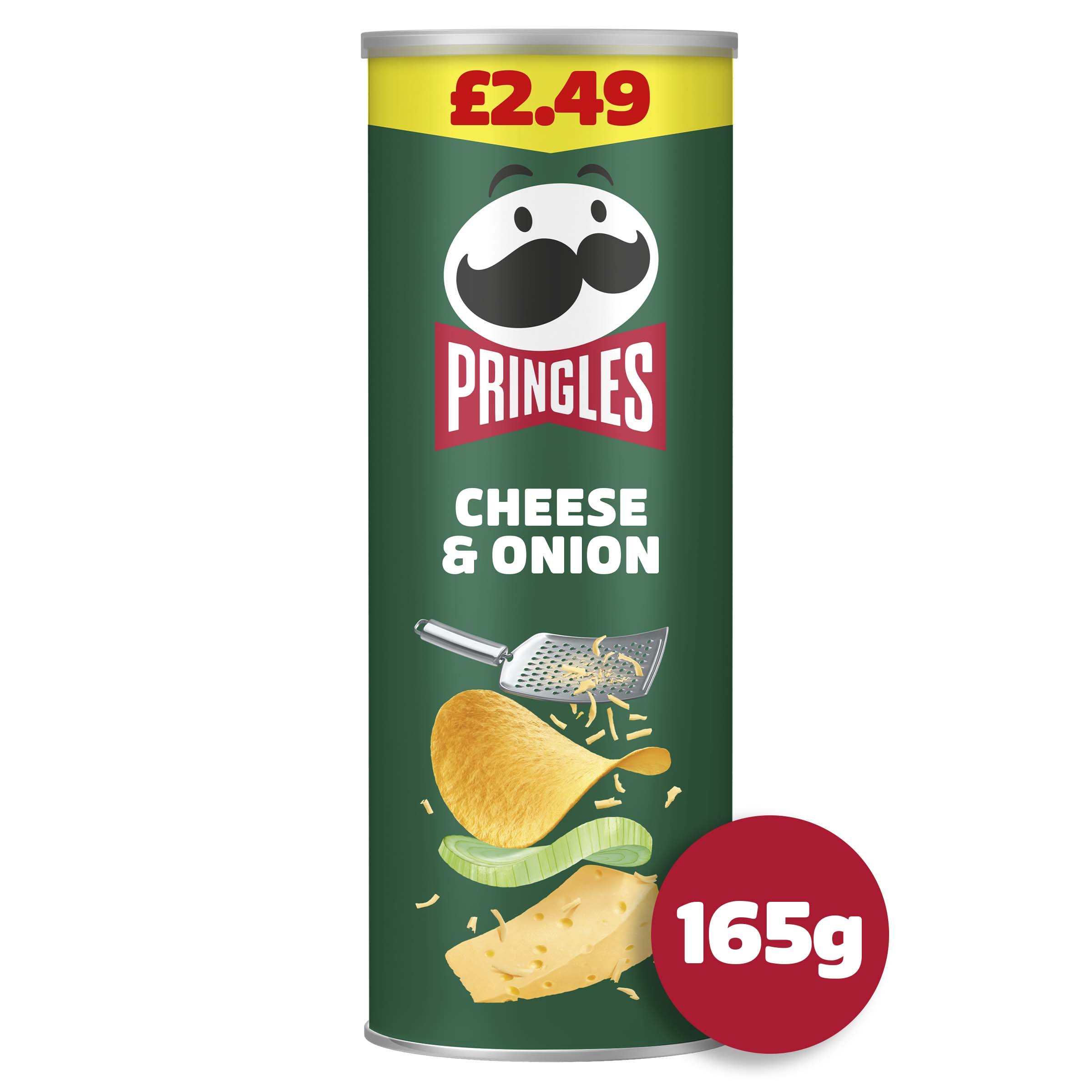 Pringles Cheese & Onion Crisps PMP 165g