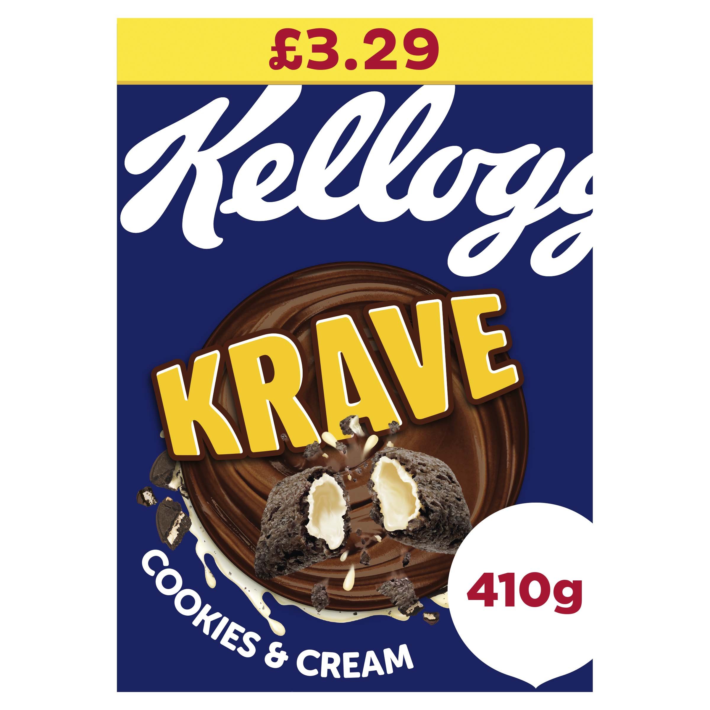 Kellogg's Krave Cookies & Cream 410g PMP