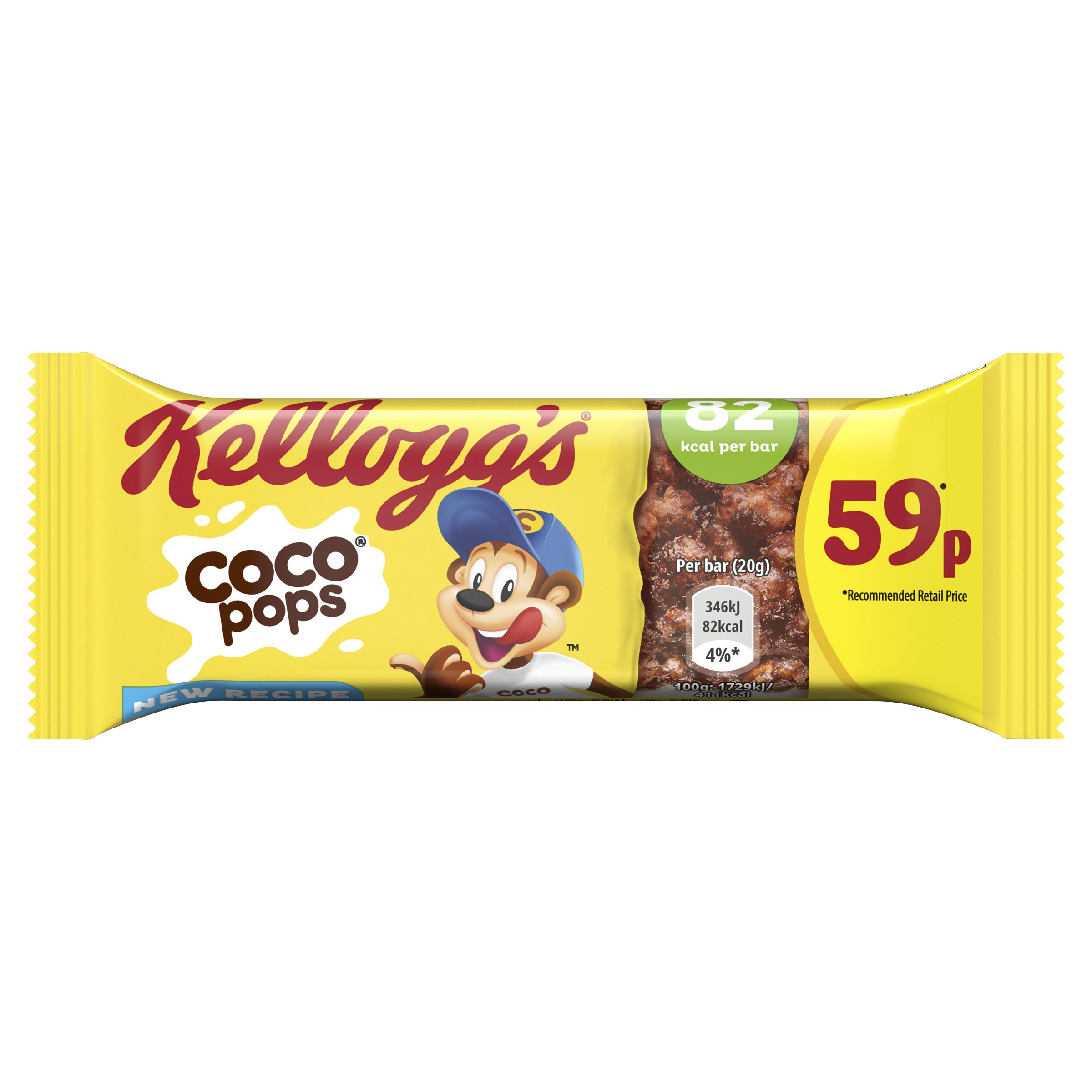 Kellogg's Coco Pops Single Snack Bar 20g PMP