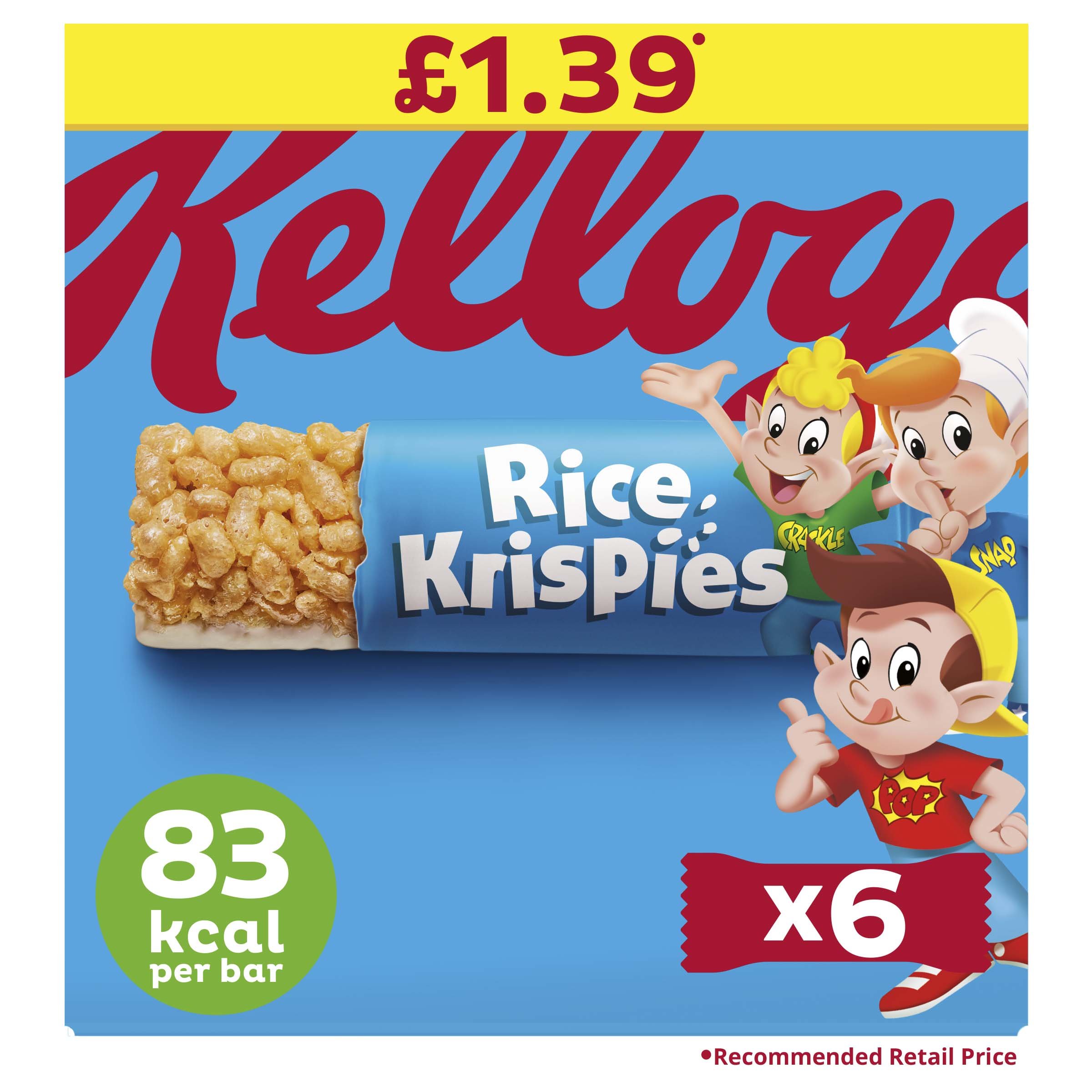Kellogg's Rice Krispies Bars 6x20g PMP