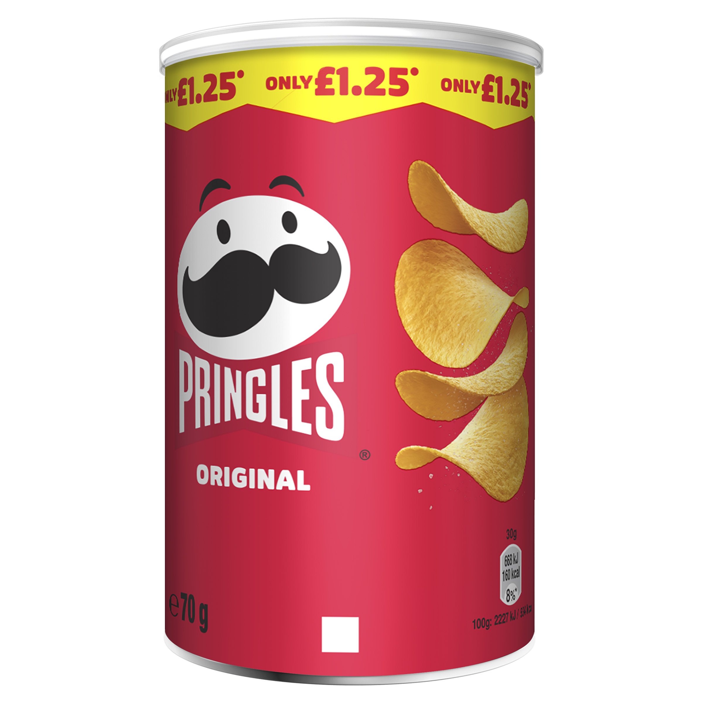 Pringles Original Crisps Can 70g PMP