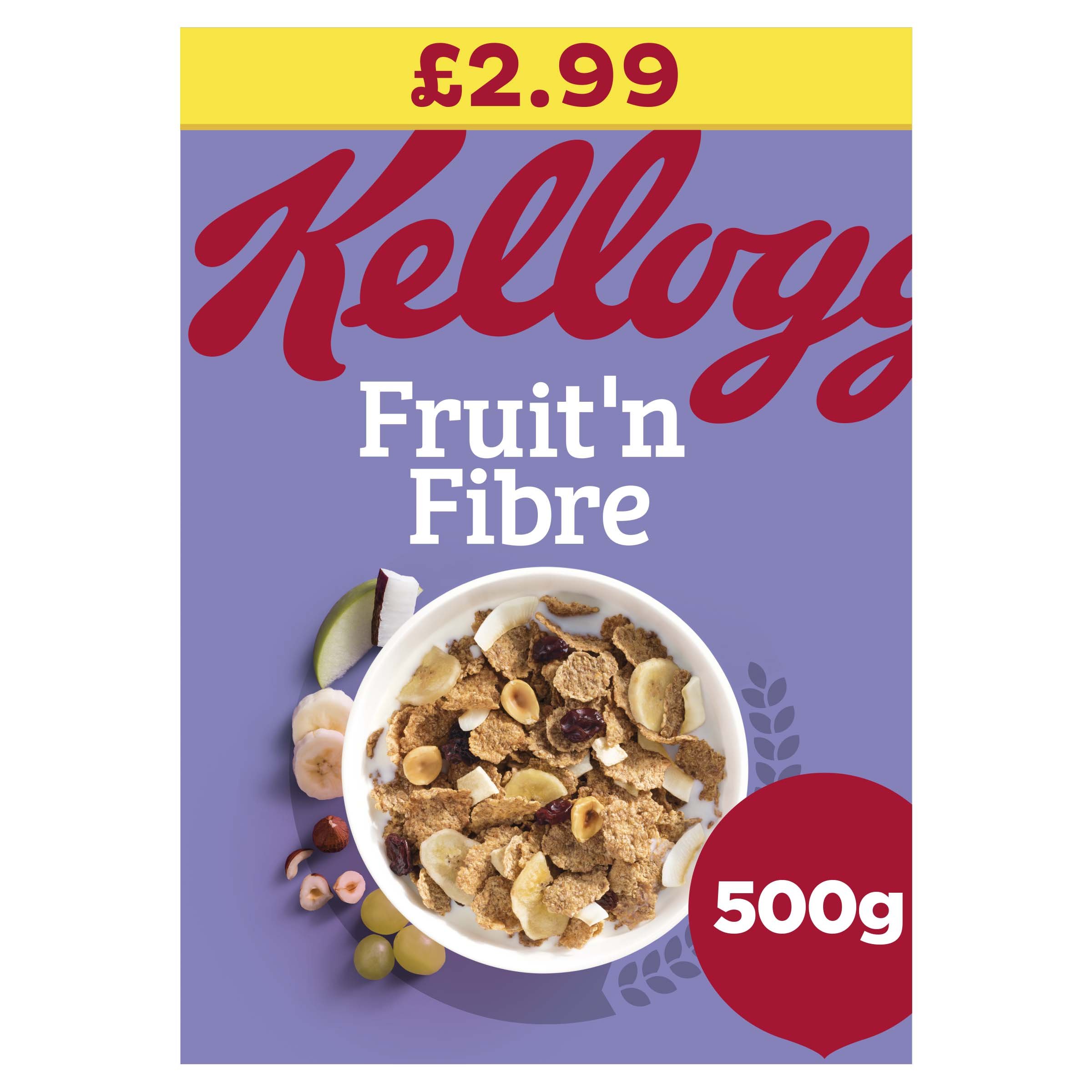 Kellogg's Fruit 'n Fibre Cereal 500g PMP