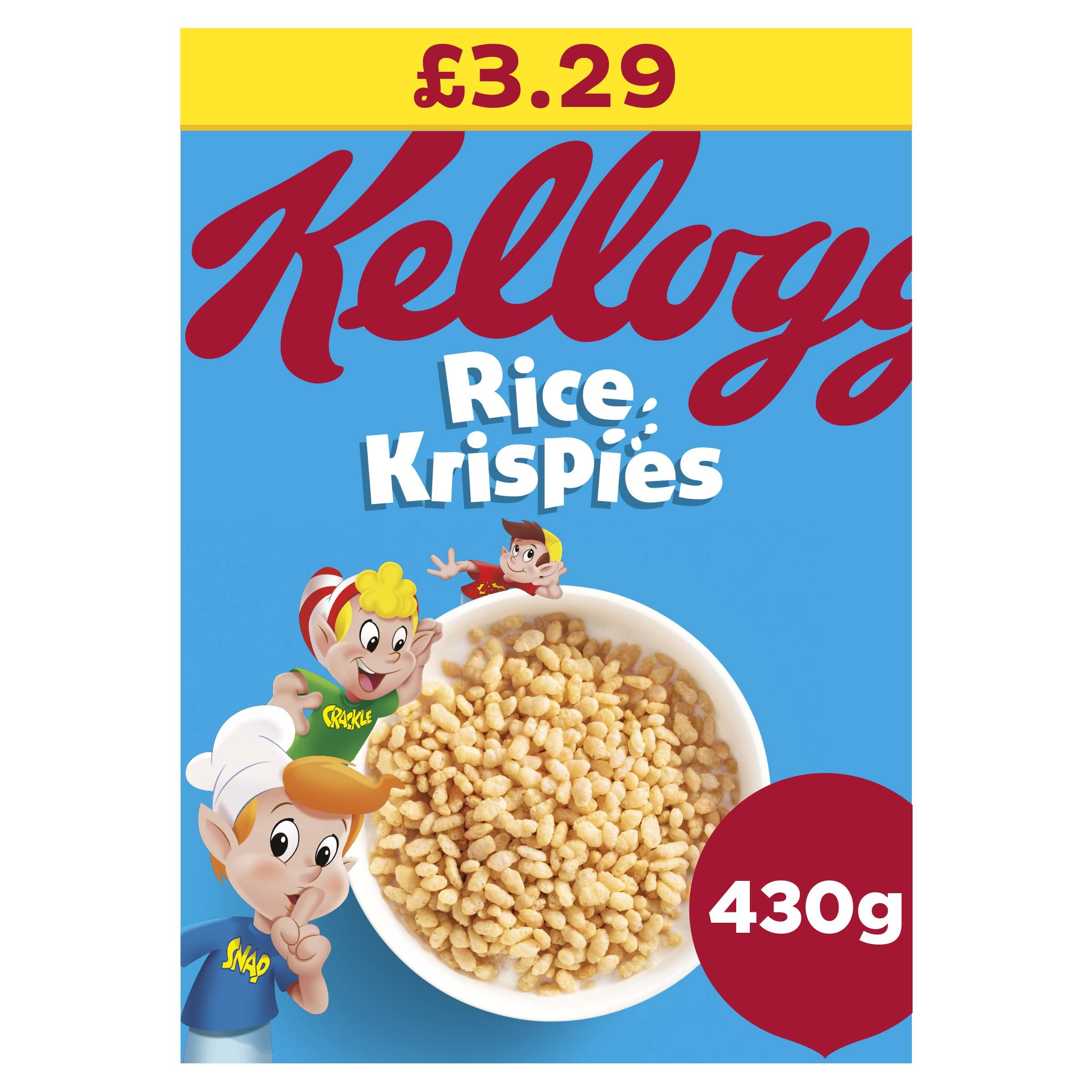 Kellogg's Rice Krispies Cereal 430g PMP