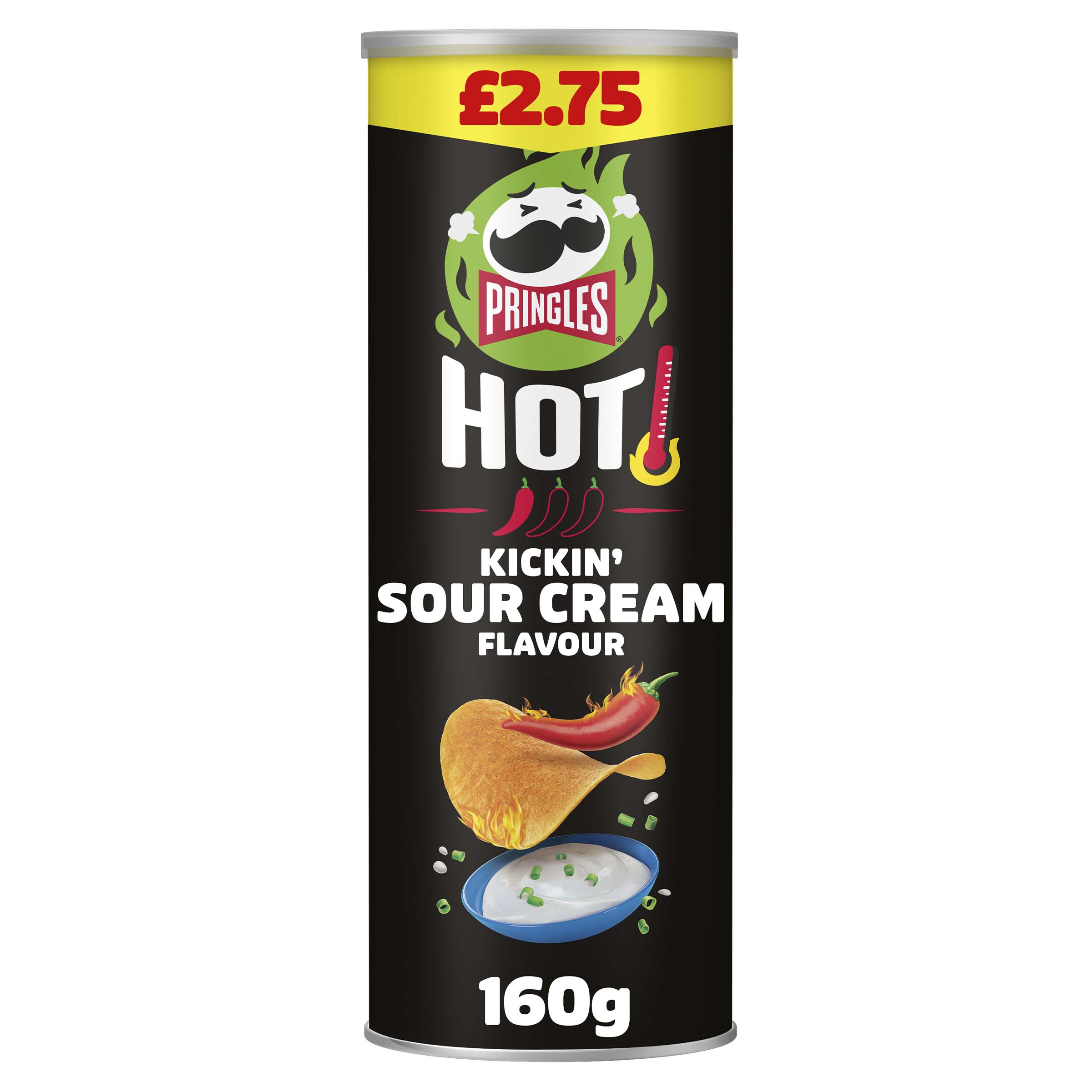 Pringles Hot Kickin Sour Cream 160g £2.75 PMP