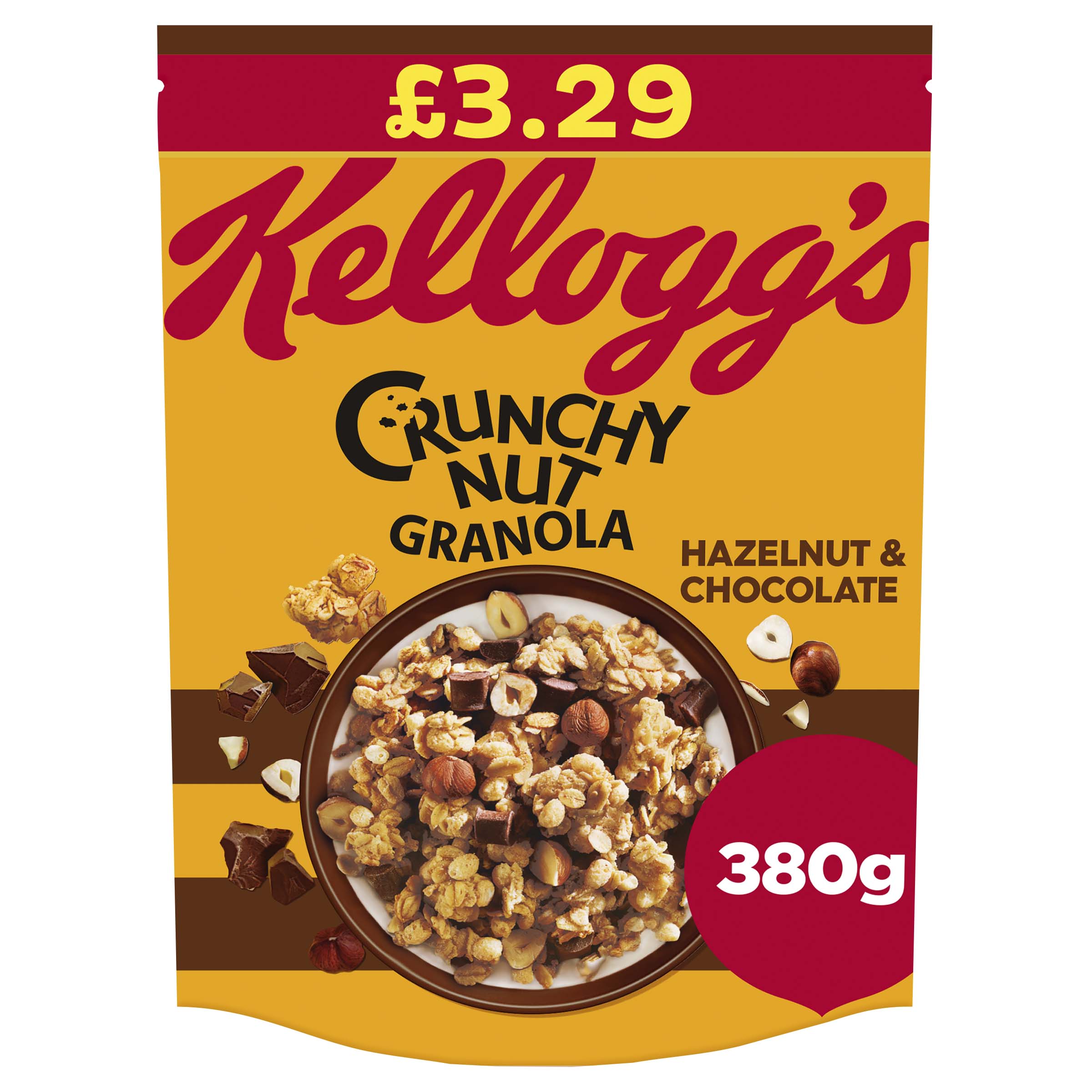 Kellogg's Crunchy Nut Granola Hazelnut & Chocolate 380g PMP