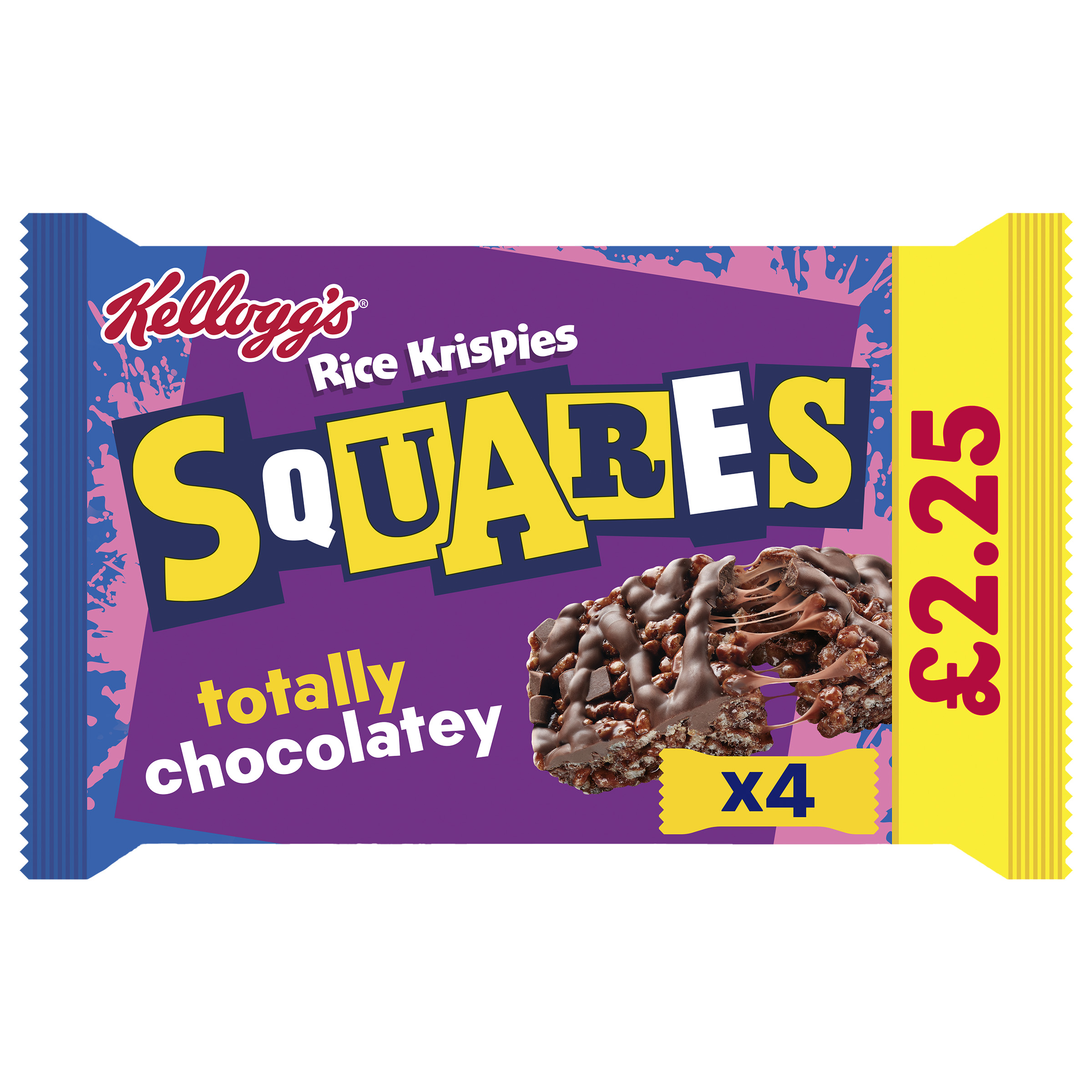 Kellogg's Rice Krispies Squares Delightfully Chocolatey 4x36g PMP