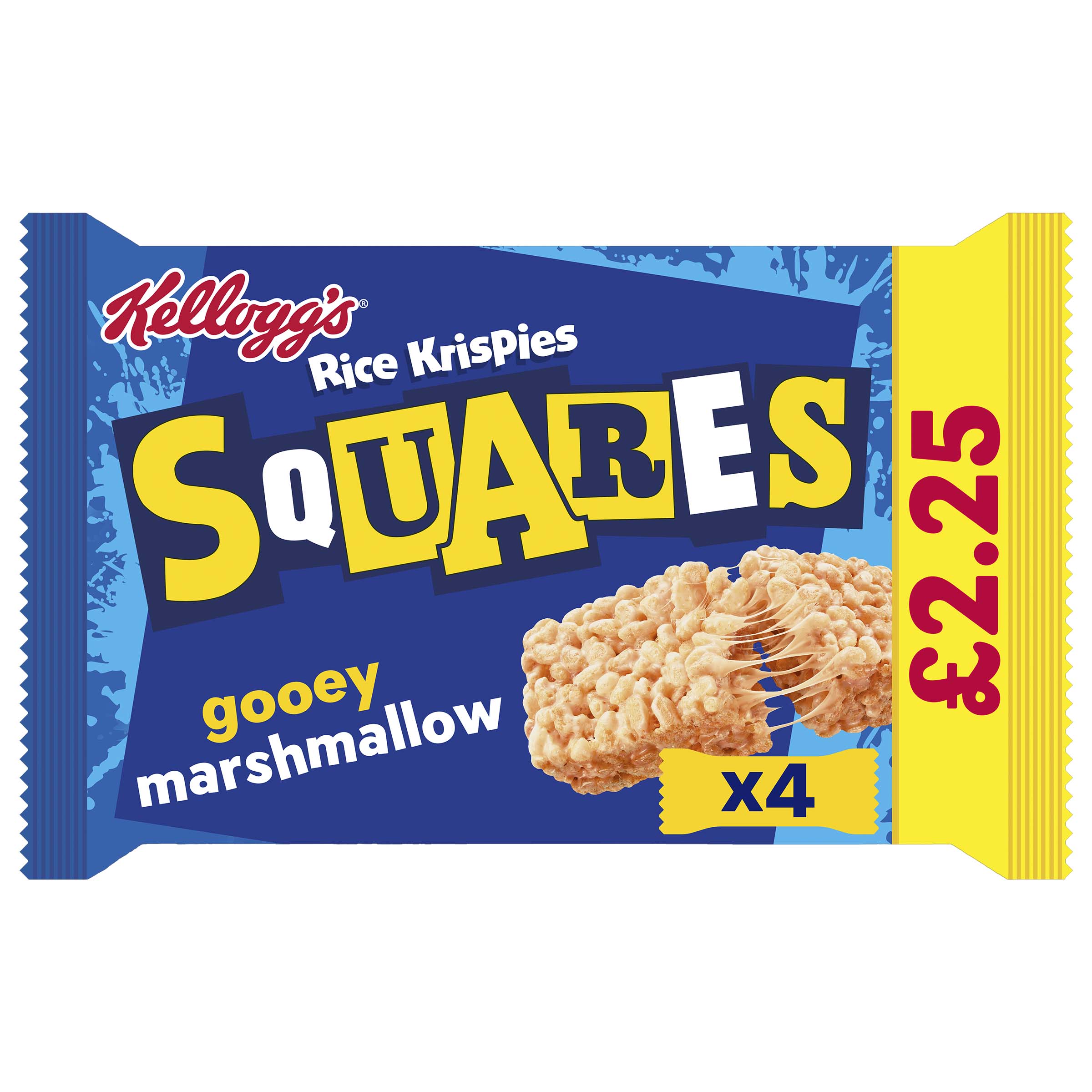Kellogg's Rice Krispies Squares Marshmallow 4 x 28g PMP