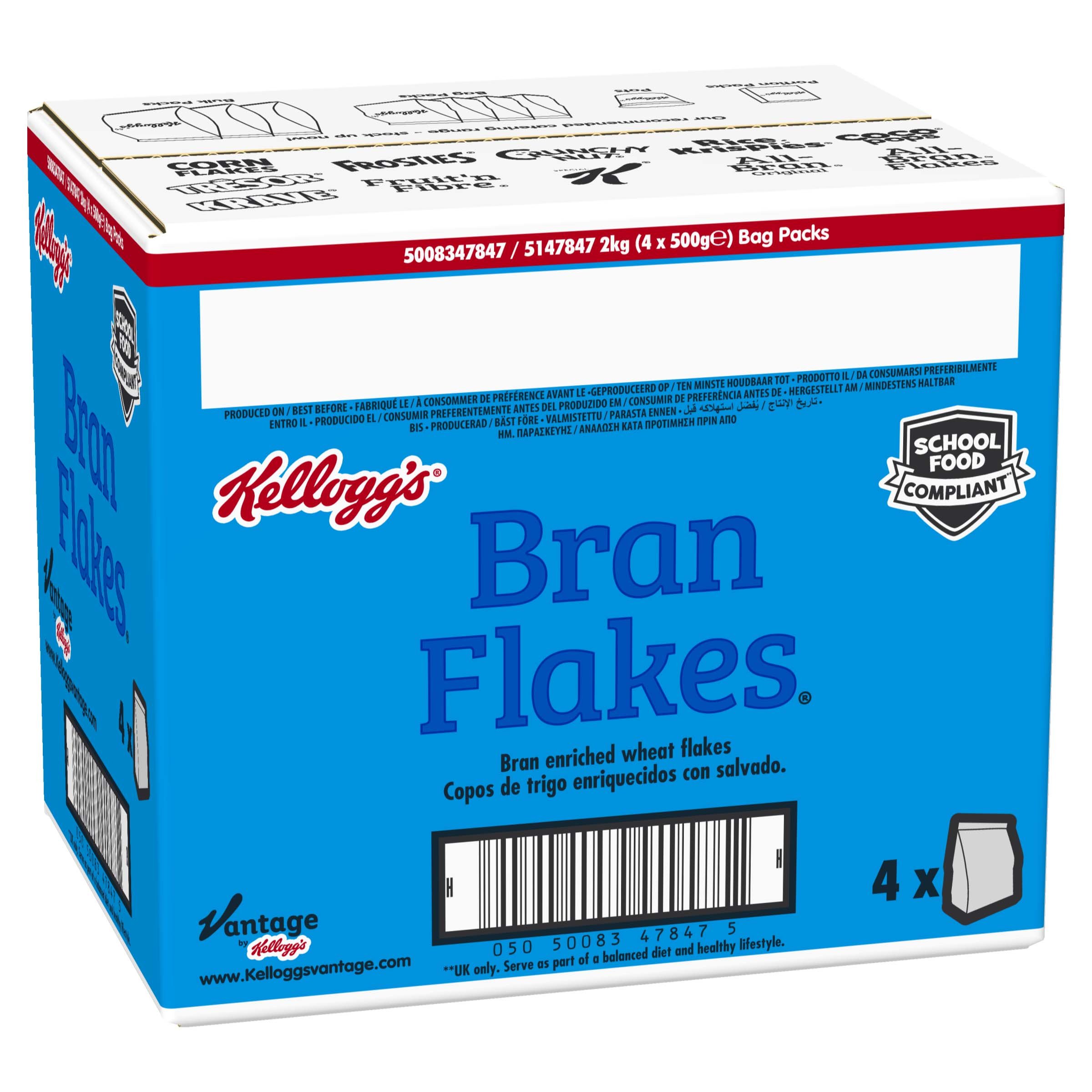 Kellogg's Bran Flakes Cereal 500g