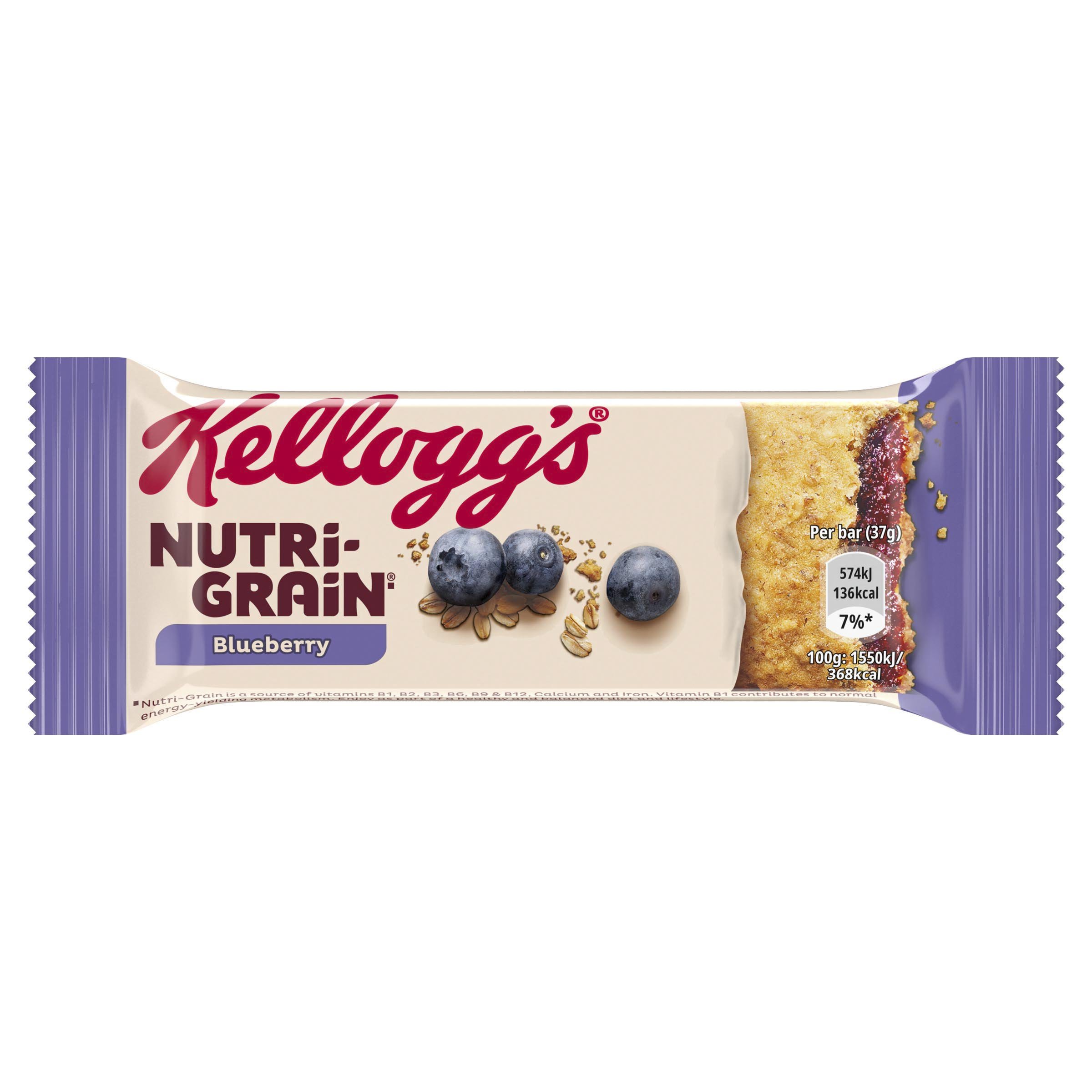 Kellogg's Nutri-Grain Blueberry Bars 37g