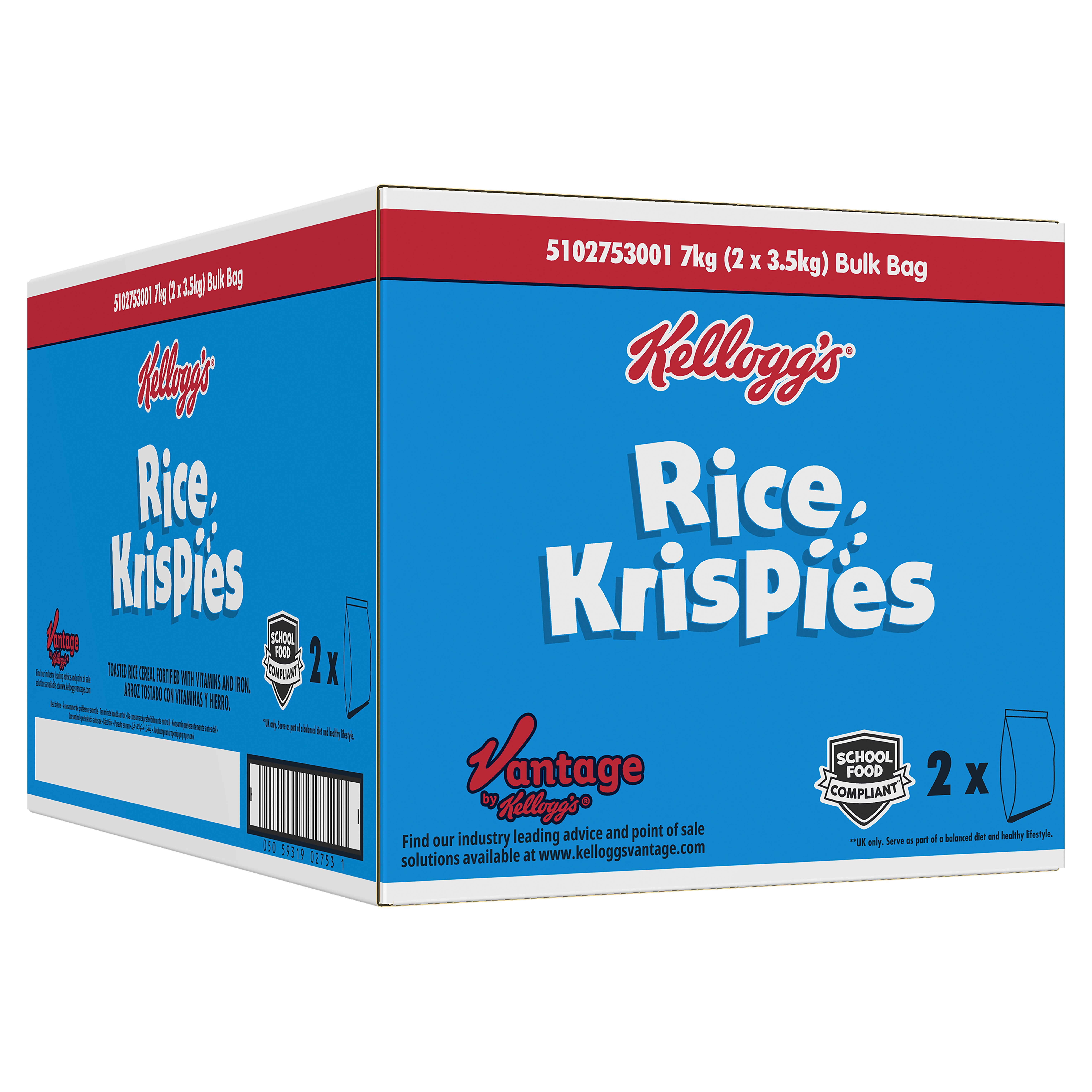 Kellogg's Bulk Packs Rice Krispies 7kg